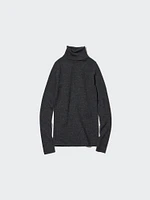 Extra Fine Merino Ribbed Turtleneck Long-Sleeve Sweater (2022 Edition)