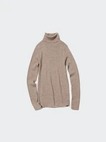 Extra Fine Merino Ribbed Turtleneck Long-Sleeve Sweater (2022 Edition)