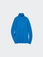 Extra Fine Merino Ribbed Turtleneck Long-Sleeve Sweater (2022 Edition)