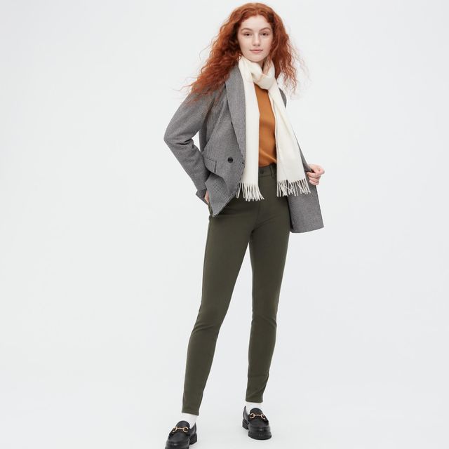 Uniqlo - Heattech Ultra Stretch High Rise Leggings Trousers - Green - XL, £34.90