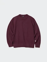 WASHABLE MILANO RIBBED CREW NECK SWEATER