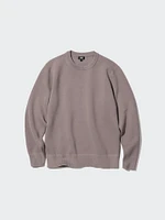 WASHABLE MILANO RIBBED CREW NECK SWEATER