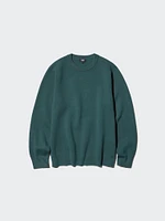 WASHABLE MILANO RIBBED CREW NECK SWEATER
