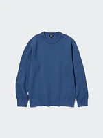 WASHABLE MILANO RIBBED CREW NECK SWEATER