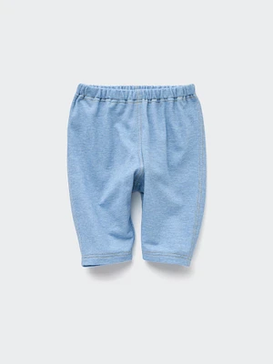 Baby Relaxed Cropped Leggings | Denim