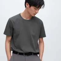 SUPIMA COTTON CREW NECK SHORT SLEEVE T-SHIRT