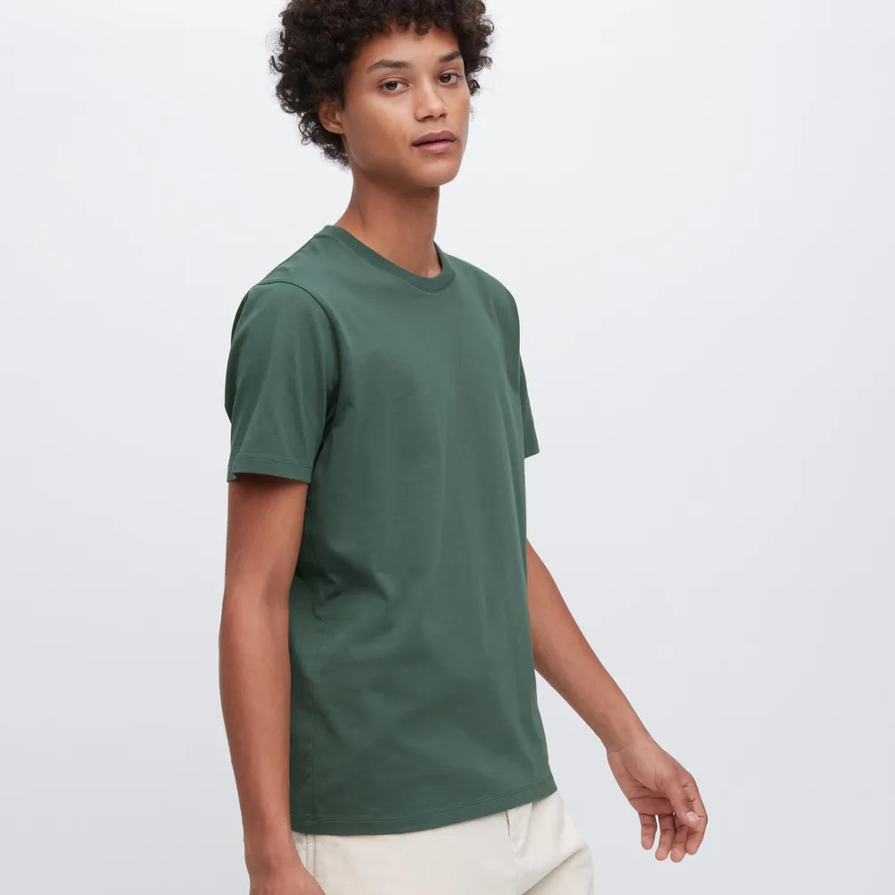 SUPIMA COTTON CREW NECK SHORT SLEEVE T-SHIRT