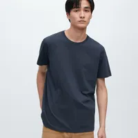 SUPIMA COTTON CREW NECK SHORT SLEEVE T-SHIRT