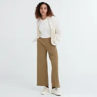 EXTRA STRETCH WAFFLE STRAIGHT PANTS