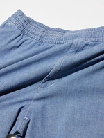 Chambray Stretch Easy Shorts | 8"