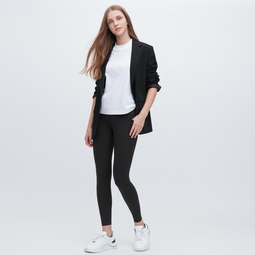 UNIQLO AIRism UV Protection Soft Leggings (With Pockets)