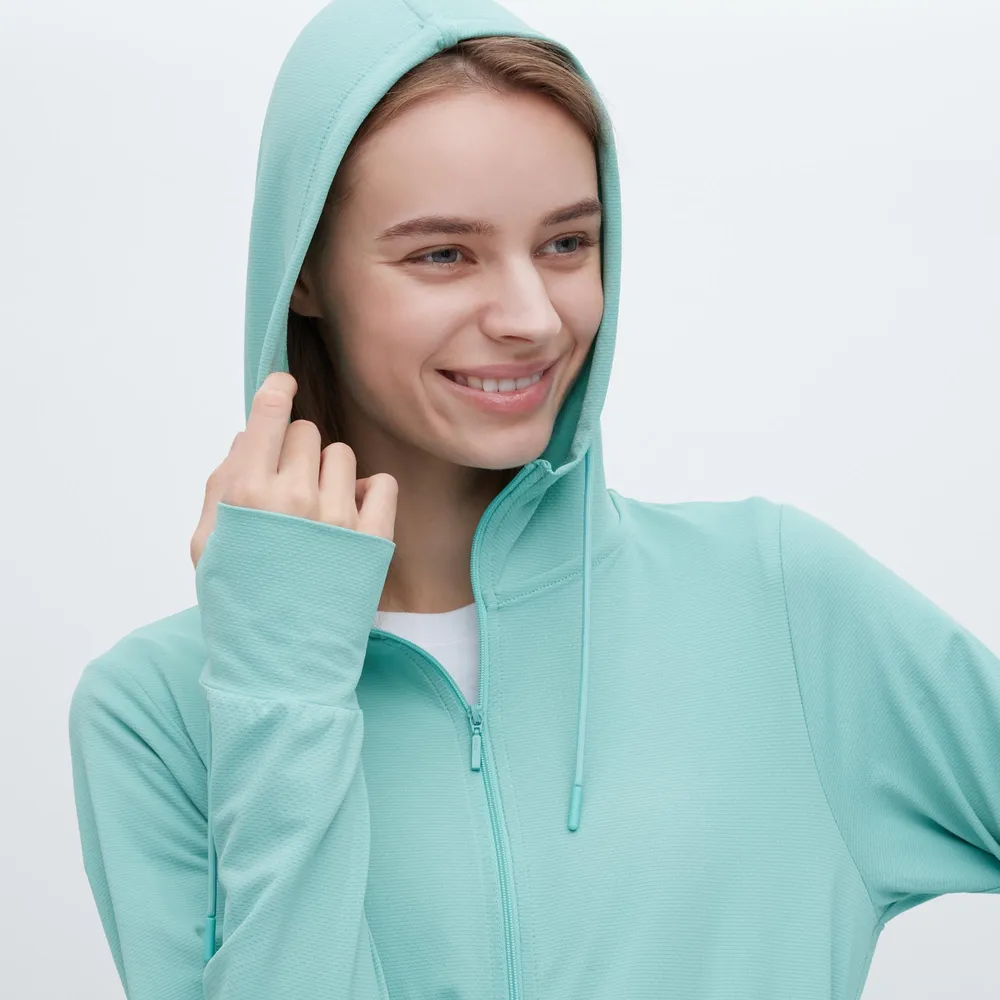 AIRISM UV PROTECTION MESH FULL-ZIP HOODIE