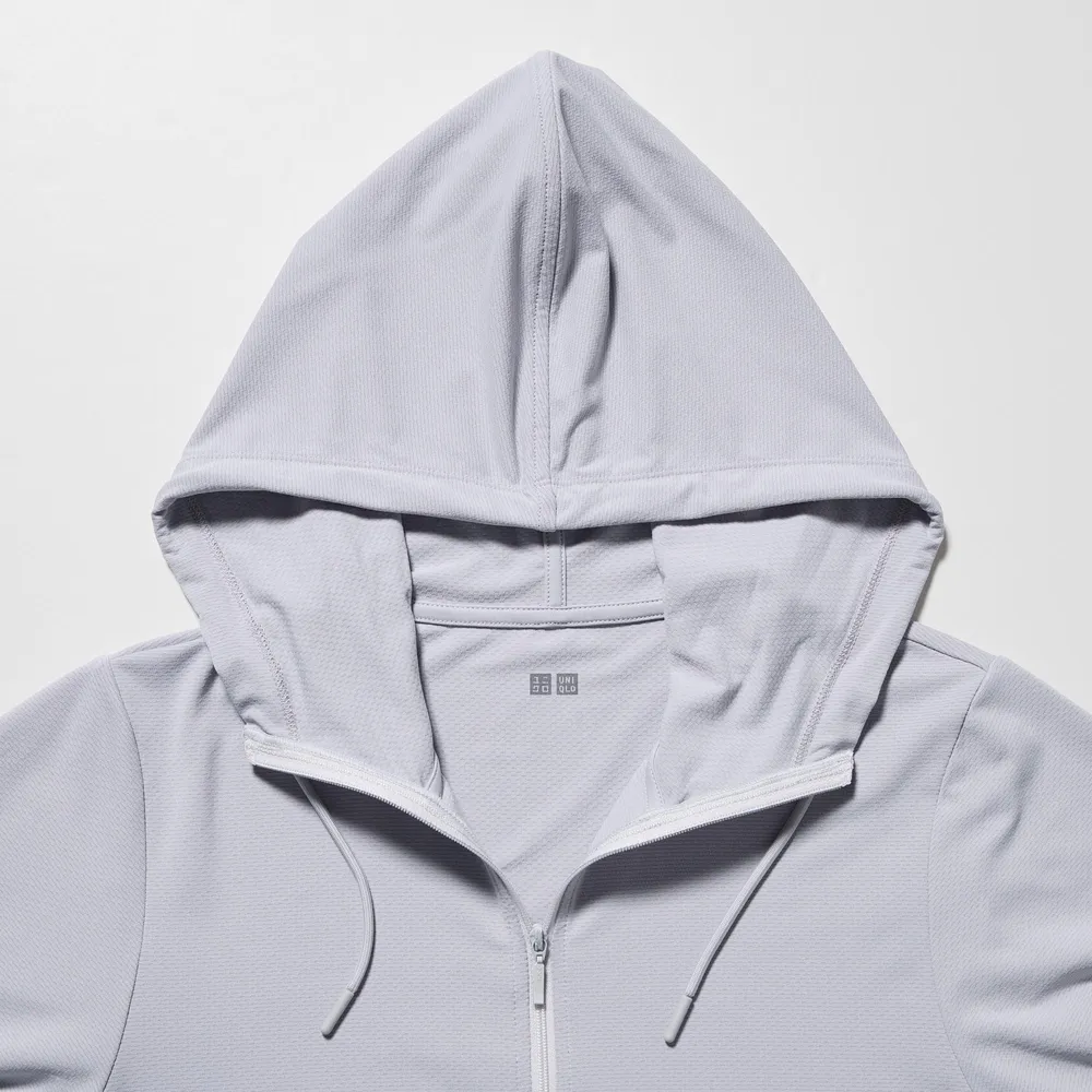 AIRism UV Protection Full-Zip Long Sleeve Hoodie