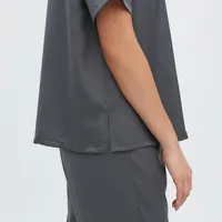 Pyjama En Satin Manches Courtes