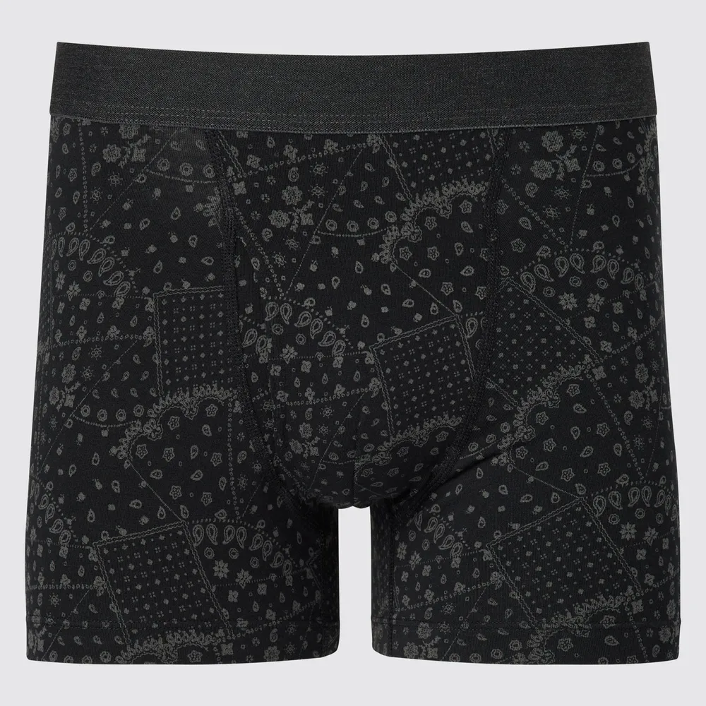 COTTON PATCHWORK BOXER BRIEFS