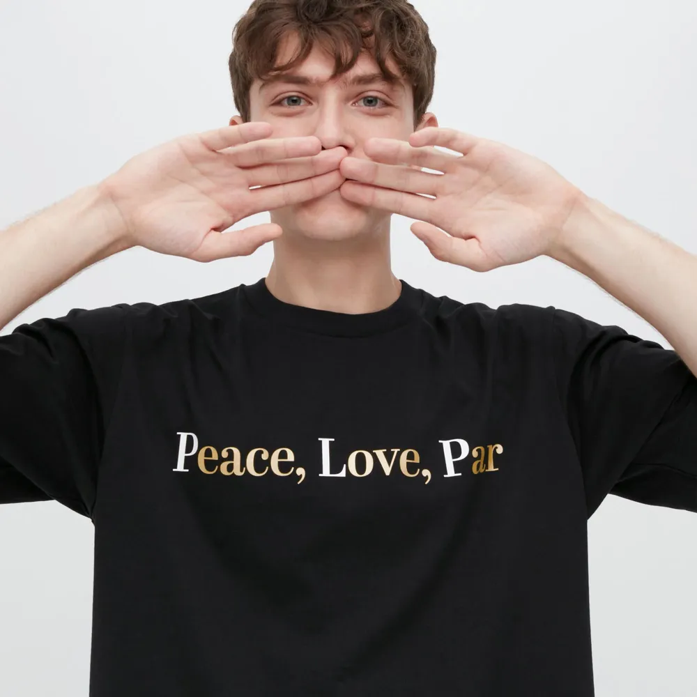 Peace Of Time T-Shirt- Black