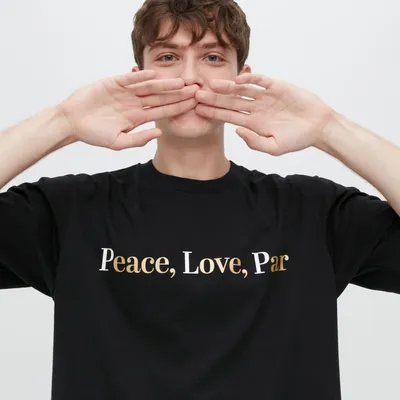 PEACE FOR ALL Short-Sleeve Graphic T-Shirt (Adam Scott)