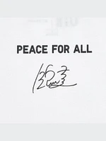 PEACE FOR ALL Graphic T-Shirt | Kei Nishikori