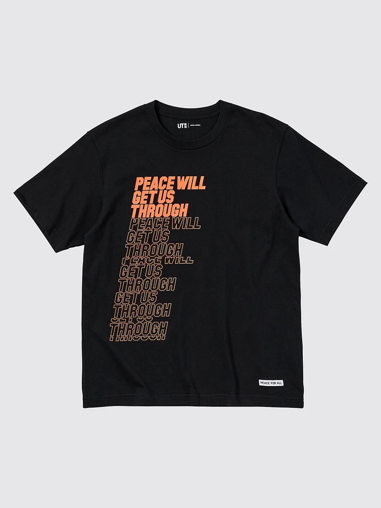 PEACE FOR ALL Graphic T-Shirt | Shingo Kunieda