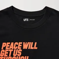 PEACE FOR ALL (Short-Sleeve Graphic T-Shirt) (Shingo Kunieda)