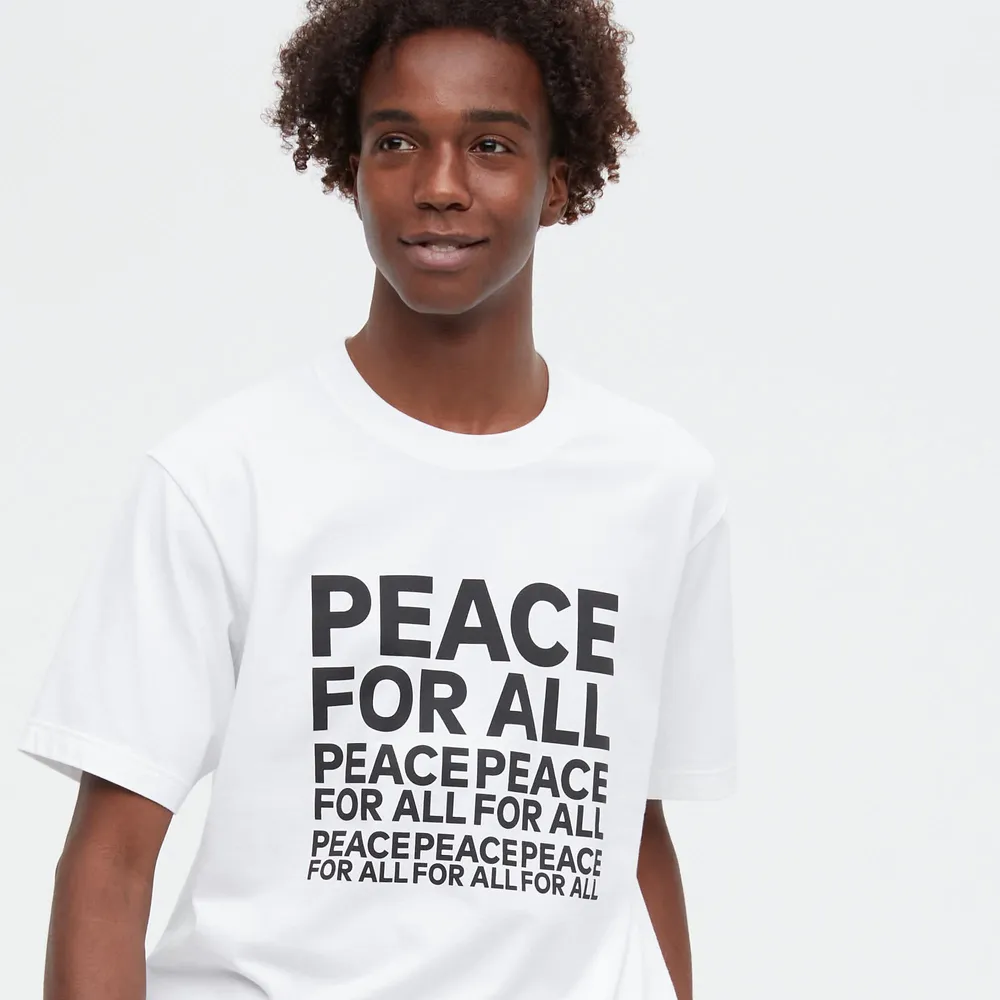 PEACE FOR ALL (SASHIWA SATO) SHORT SLEEVE GRAPHIC T-SHIRT