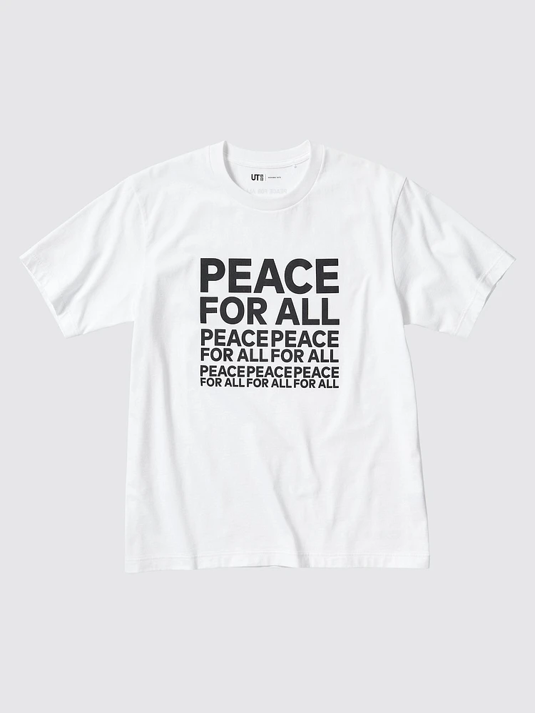 PEACE FOR ALL Graphic T-Shirt | Kashiwa Sato