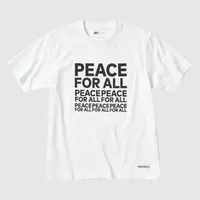 PEACE FOR ALL (Short-Sleeve Graphic T-Shirt) (Kashiwa Sato)