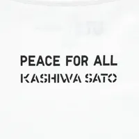 PEACE FOR ALL (SASHIWA SATO) SHORT SLEEVE GRAPHIC T-SHIRT