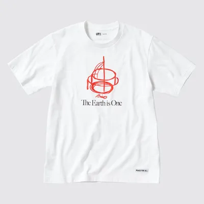 PEACE FOR ALL Short-Sleeve Graphic T-Shirt (Tadao Ando)