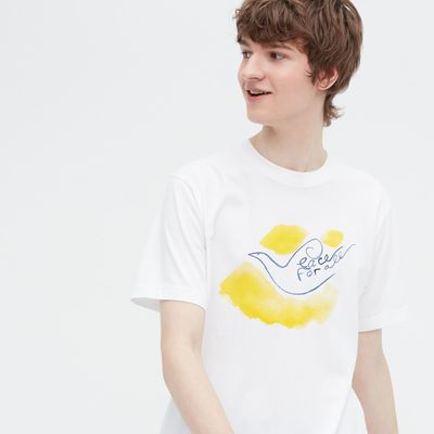 PEACE FOR ALL (INES DE LA FRESSANGE) SHORT SLEEVE GRAPHIC T-SHIRT