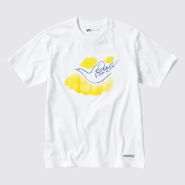 UNIQLO PEACE FOR ALL (INES DE LA FRESSANGE) SHORT SLEEVE GRAPHIC T-SHIRT