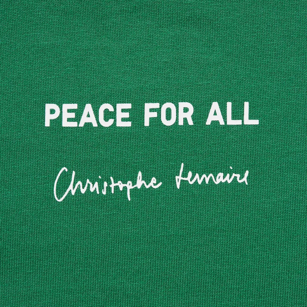 PEACE FOR ALL (CHRISTOPHE LEMAIRE) SHORT SLEEVE GRAPHIC T-SHIRT