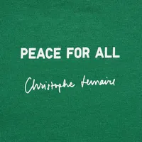 PEACE FOR ALL Short-Sleeve Graphic T-Shirt (Christophe Lemaire)