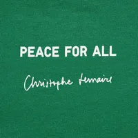 PEACE FOR ALL (CHRISTOPHE LEMAIRE) SHORT SLEEVE GRAPHIC T-SHIRT