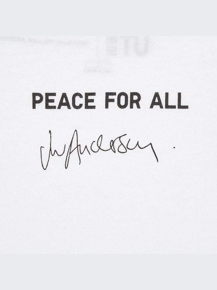 PEACE FOR ALL (JW ANDERSON) SHORT SLEEVE GRAPHIC T-SHIRT