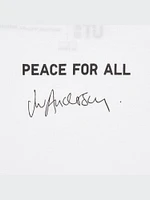 PEACE FOR ALL Graphic T-Shirt | JW Anderson