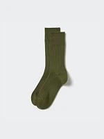 SUPIMA® Cotton Blend Wide Ribbed Socks