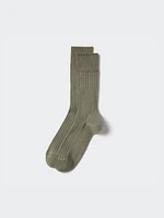 SUPIMA® Cotton Blend Wide Ribbed Socks