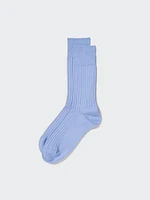 SUPIMA® Cotton Blend Wide Ribbed Socks