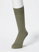 SUPIMA® Cotton Blend Wide Ribbed Socks