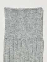 SUPIMA® Cotton Wide Ribbed Socks