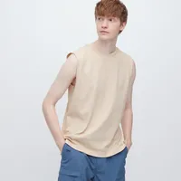 AIRism Cotton Sleeveless T-Shirt