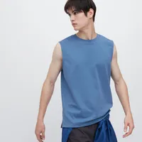 AIRism COTTON SLEEVELESS T-SHIRT