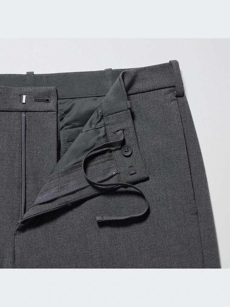 SMART ANKLE PANTS (WOOL LIKE) (LONG)