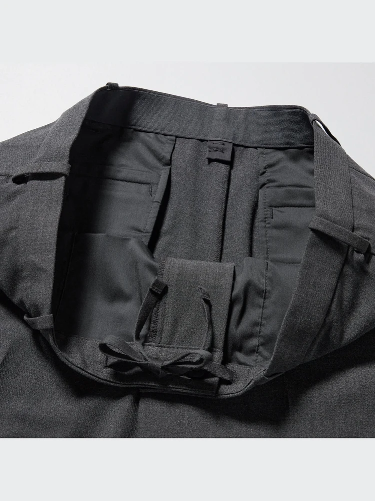 SMART ANKLE PANTS (WOOL LIKE) (LONG)