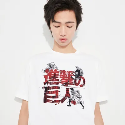 Attack on Titan UT (Short-Sleeve Graphic T-Shirt) (Dedicate Your