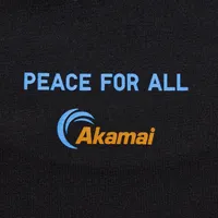 PEACE FOR ALL (AKAMAI TECHNOLOGIES) SHORT SLEEVE GRAPHIC T-SHIRT