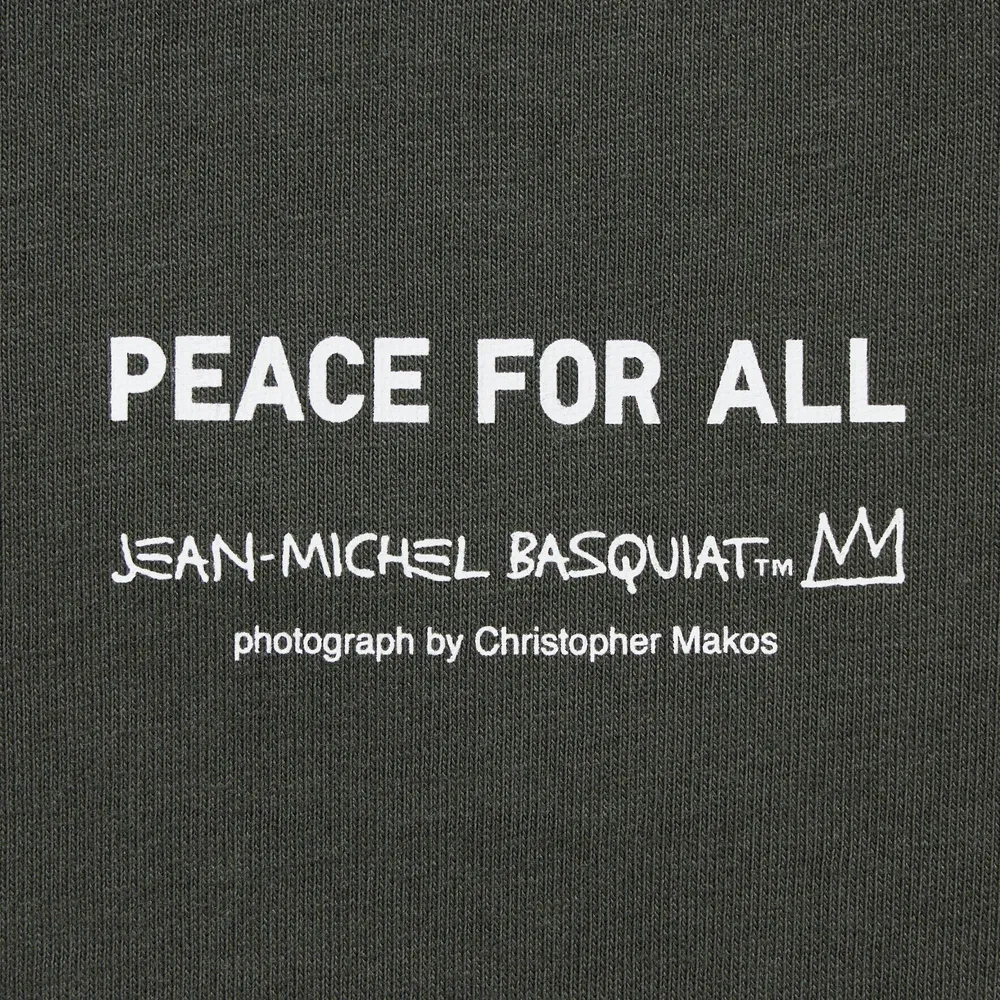 PEACE FOR ALL (JEAN-MICHEL BASQUIAT) SHORT SLEEVE GRAPHIC T-SHIRT