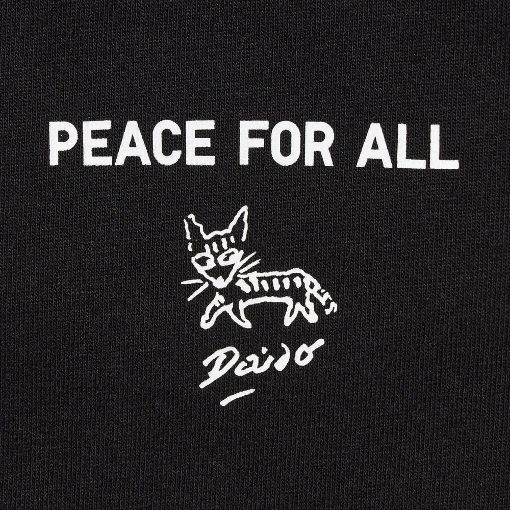 PEACE FOR ALL (DAIDO MORIYAMA) SHORT SLEEVE GRAPHIC T-SHIRT