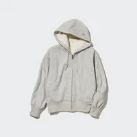 HEATTECH PILE LINED SWEAT FULL-ZIP HOODIE